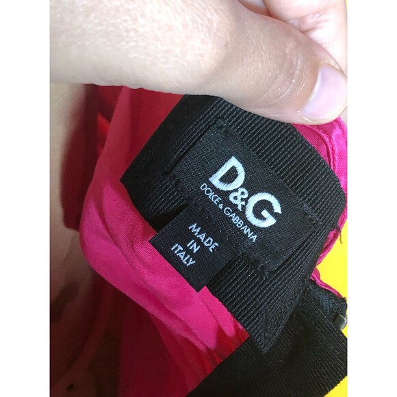 Y2K D & G. DOLCE & GABBANA SILK Ruched Pink Halter Top W/Exposed Zipper. As Is - Picture 8 of 10